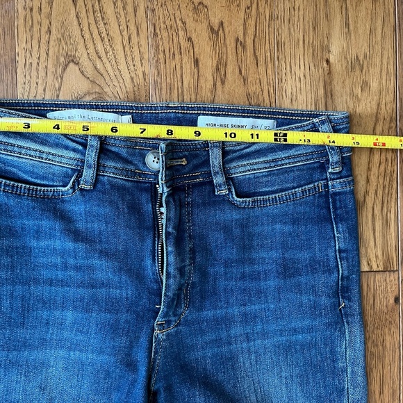 Pilcro and the Letterpress Anthropologie High Rise Skinny Ankle Cropped Jeans - Picture 7 of 10